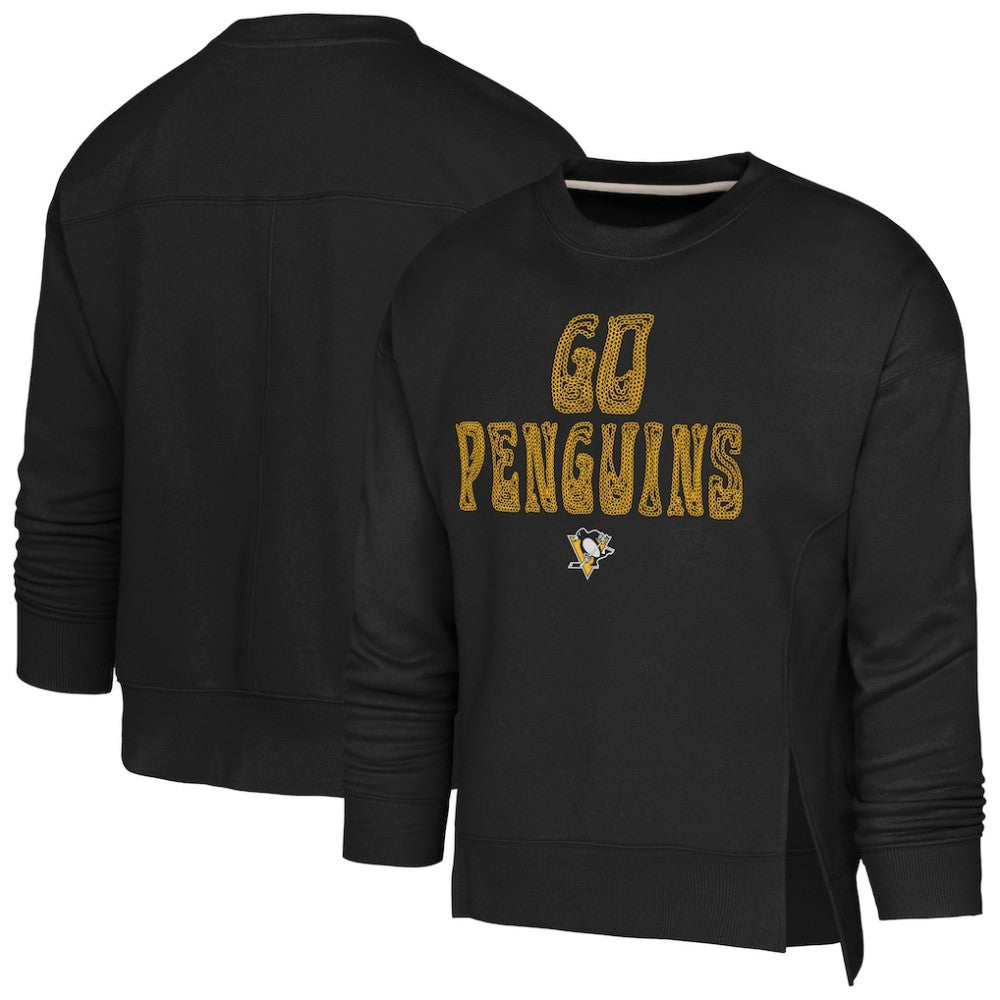 NHL Pittsburgh Penguins Outerstuff Girls Youth Game Love Sweatshirt - Black