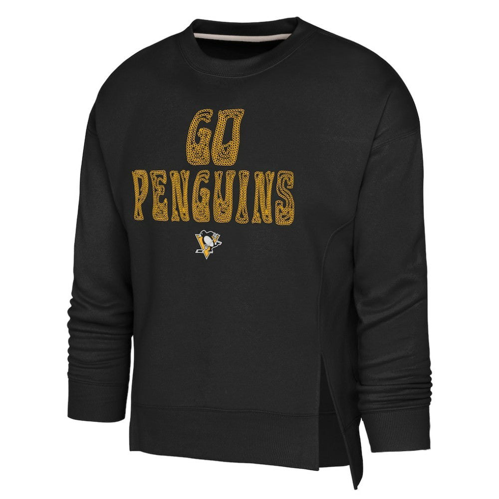 NHL Pittsburgh Penguins Outerstuff Girls Youth Game Love Sweatshirt - Black