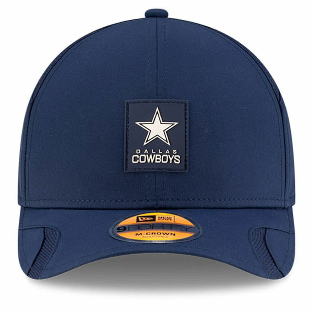 Dallas Cowboys New Era Youth 2025 Sideline 9FORTY Adjustable Hat Navy