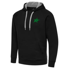 NHL Dallas Stars Antigua St. Patrick's Day Victory Pullover Hoodie - Black
