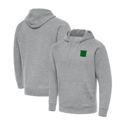 NHL New York Rangers Antigua St. Patrick's Day Victory Pullover Hoodie - Heather Gray