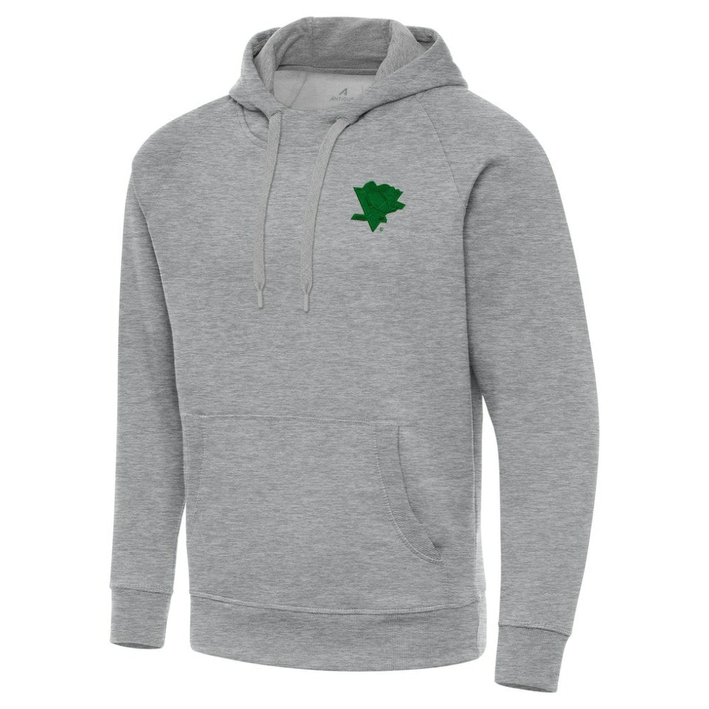 NHL Pittsburgh Penguins Antigua St. Patrick's Day Victory Pullover Hoodie - Heather Gray