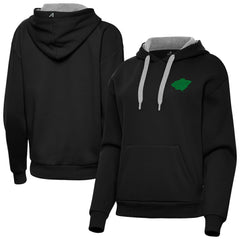 NHL Minnesota Wild Antigua Women's St. Patrick's Day Victory Pullover Hoodie - Black