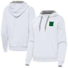 NHL New York Rangers Antigua Women's St. Patrick's Day Victory Pullover Hoodie - White