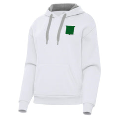 NHL New York Rangers Antigua Women's St. Patrick's Day Victory Pullover Hoodie - White