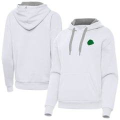 NHL Chicago Blackhawks Antigua Women's St. Patrick's Day Victory Pullover Hoodie - White