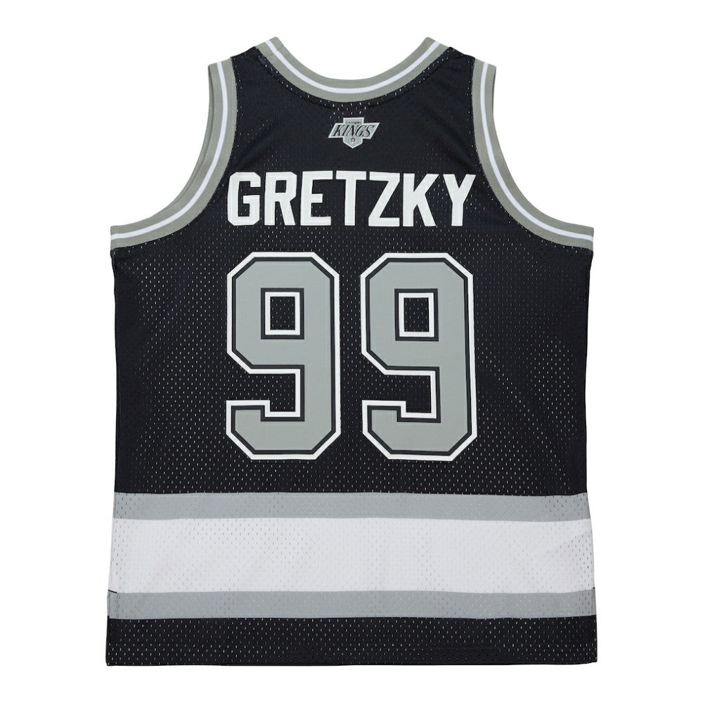 NHL Wayne Gretzky Los Angeles Kings Mitchell & Ness Unisex Maxxed Out Fashion Basketball Jersey - Black
