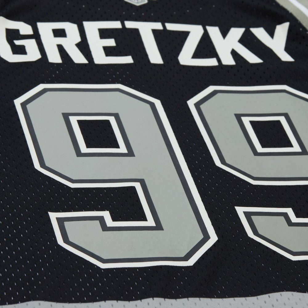 NHL Wayne Gretzky Los Angeles Kings Mitchell & Ness Unisex Maxxed Out Fashion Basketball Jersey - Black