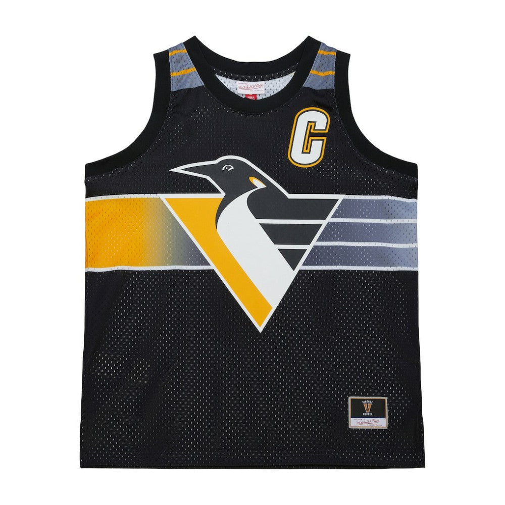 NHL Mario Lemieux Pittsburgh Penguins Mitchell & Ness Unisex Maxxed Out Fashion Basketball Jersey - Black
