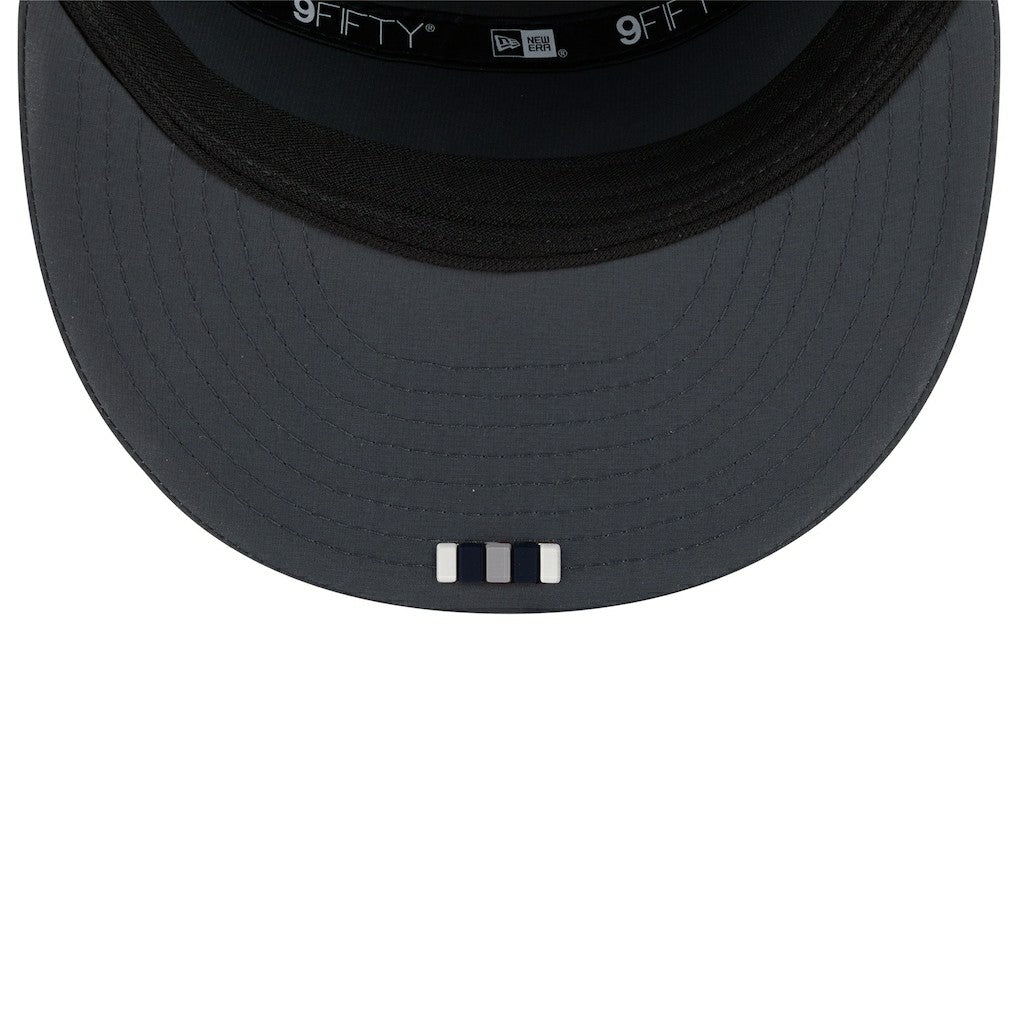 Dallas Cowboys New Era 2025 Sideline Cold Weather Split Panel 9FIFTY Snapback Hat Charcoal