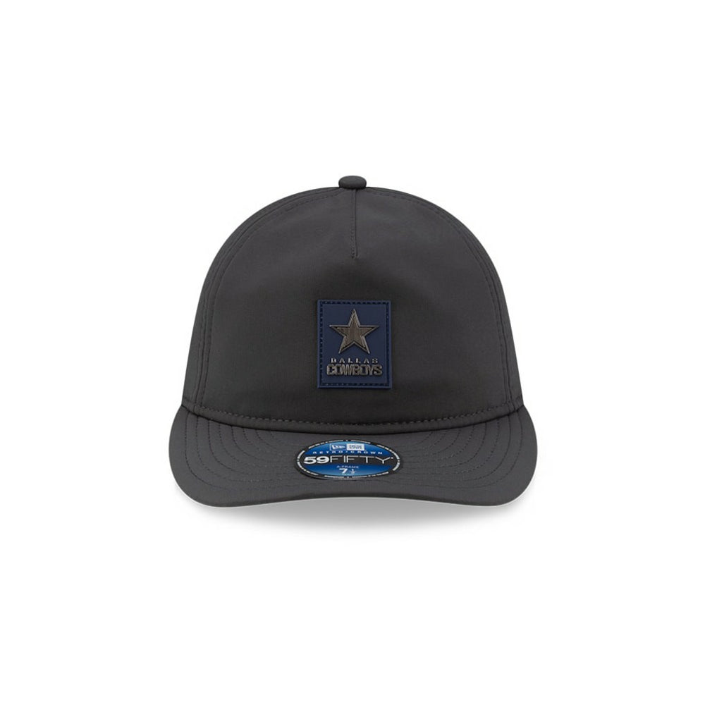 Dallas Cowboys New Era 2025 Sideline Cold Weather Retro Crown 59FIFTY Fitted Hat Charcoal