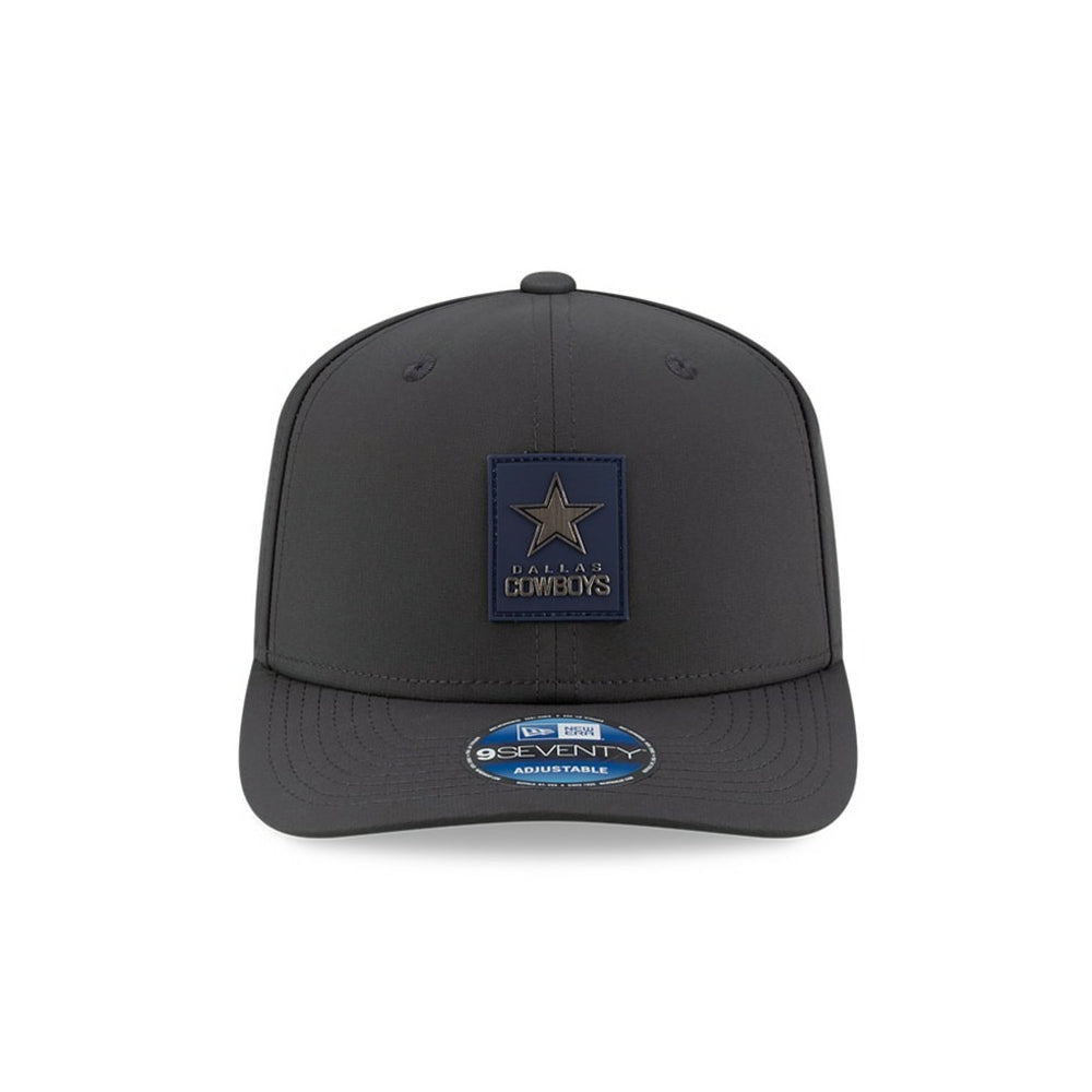 Dallas Cowboys New Era 2025 Sideline Cold Weather 9SEVENTY Adjustable Hat Charcoal