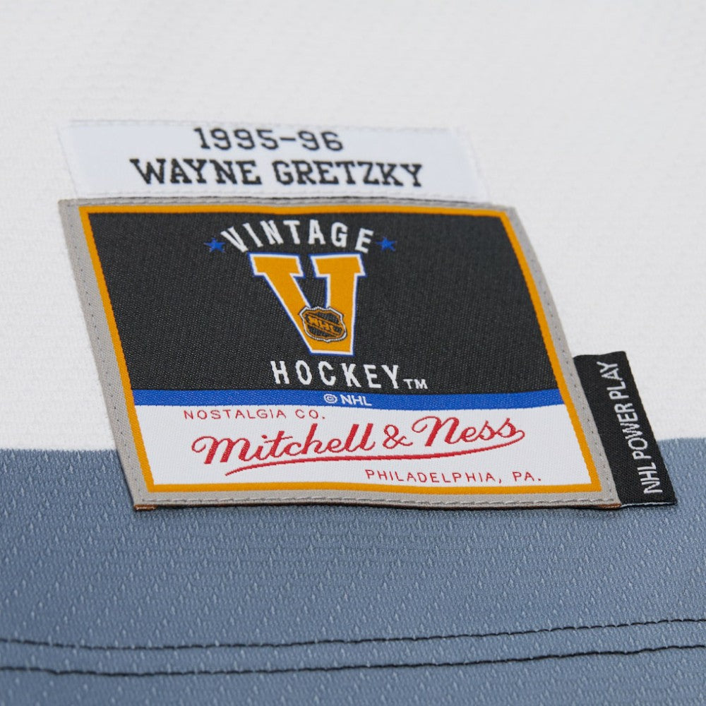 NHL Wayne Gretzky Los Angeles Kings Mitchell & Ness 1995-96 Power Play Jersey - White