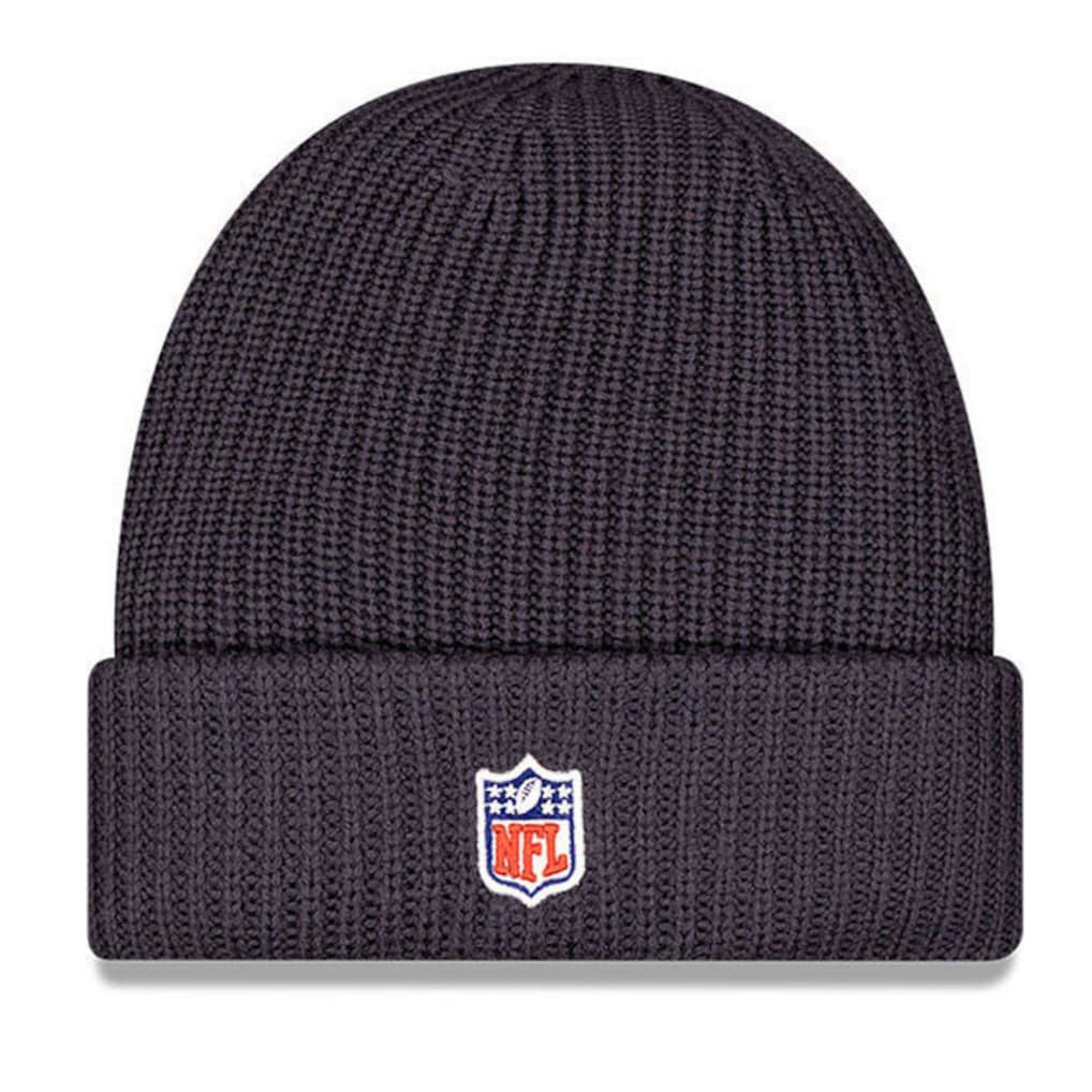 Dallas Cowboys New Era 2025 Sideline Cold Weather Cuffed Knit Hat Charcoal