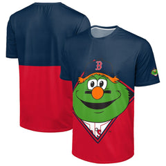 Boston Red Sox FOCO Big Logo Mascot T-Shirt - Navy/Red T-shirts