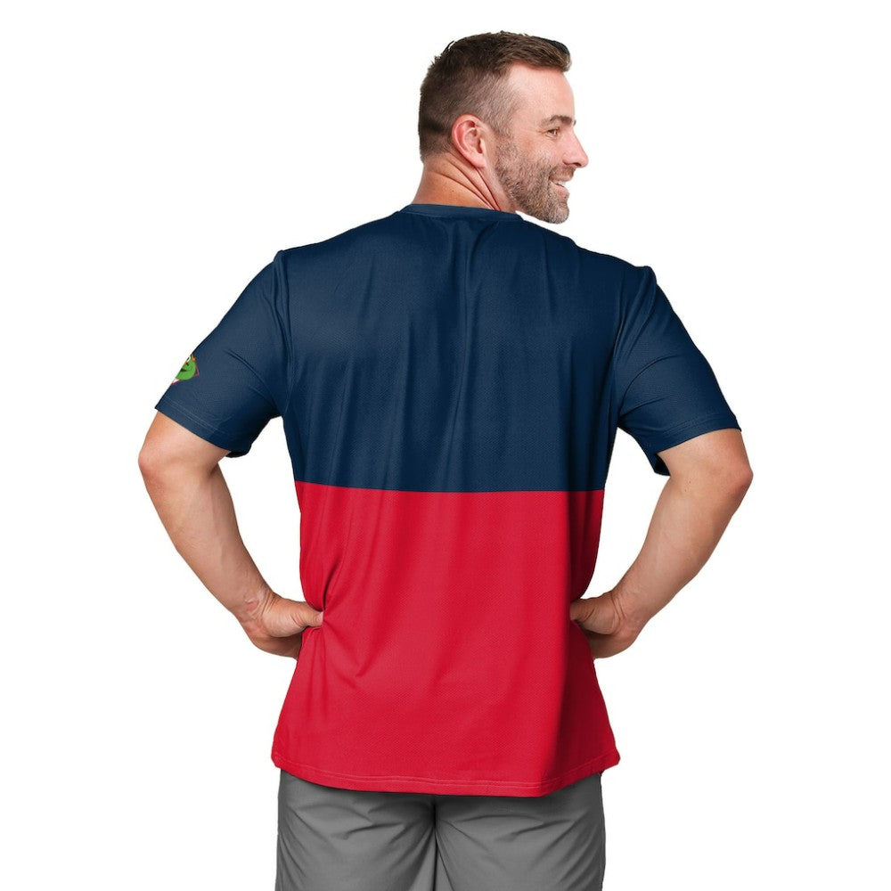 Boston Red Sox FOCO Big Logo Mascot T-Shirt - Navy/Red T-shirts