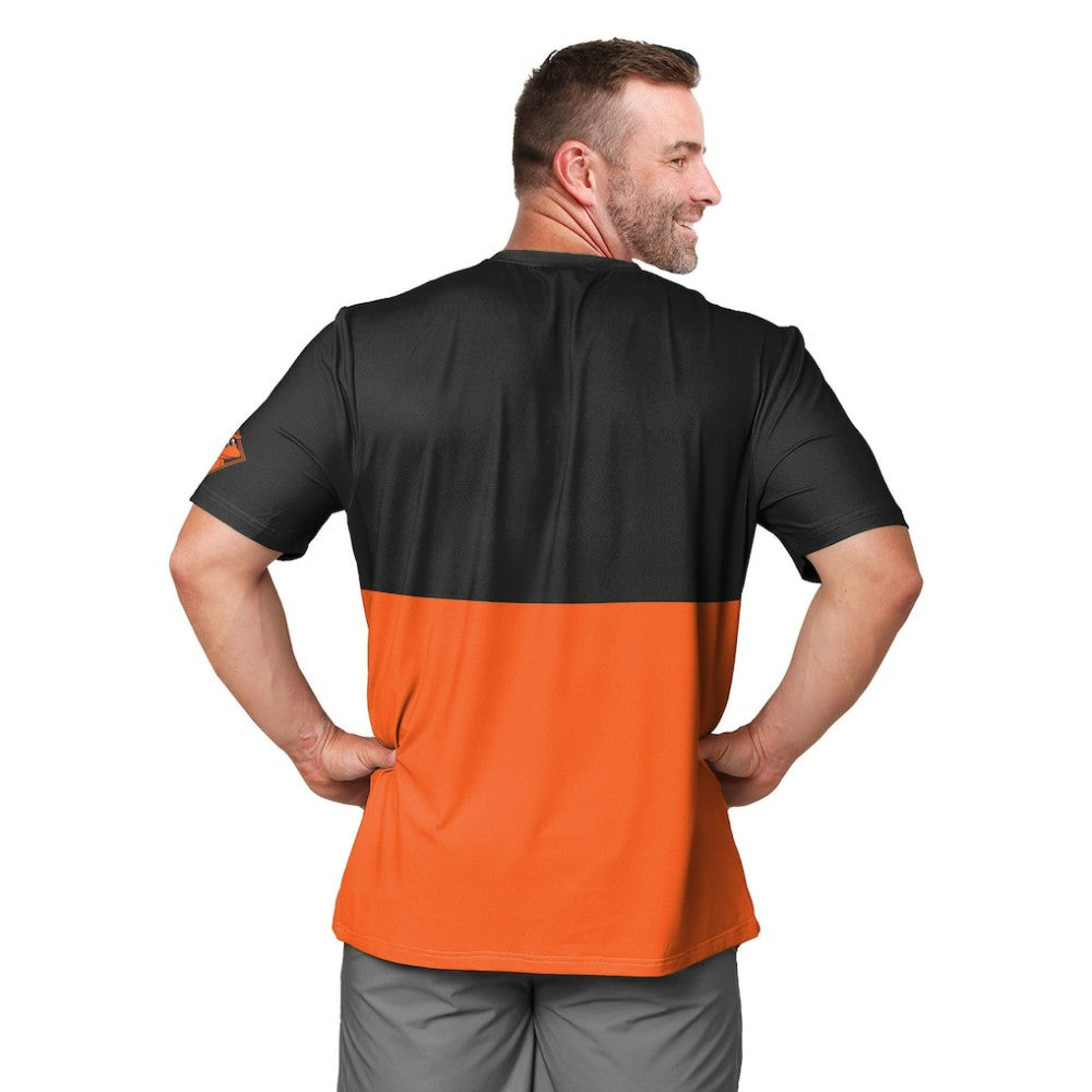 Baltimore Orioles FOCO Big Logo Mascot T-Shirt - Black/Orange T-shirts
