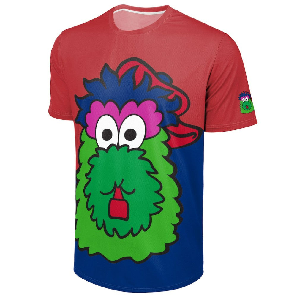Philadelphia Phillies FOCO Big Logo Mascot T-Shirt - Red/Royal T-shirts