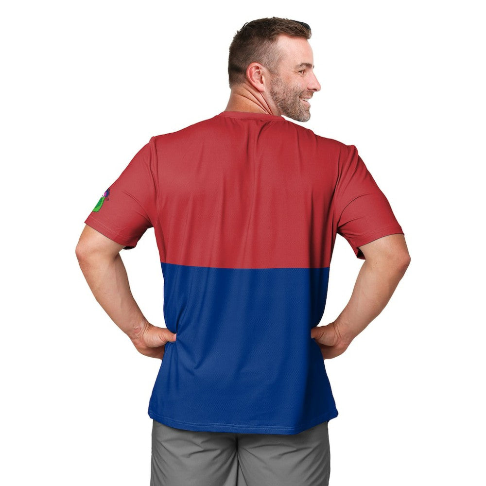 Philadelphia Phillies FOCO Big Logo Mascot T-Shirt - Red/Royal T-shirts