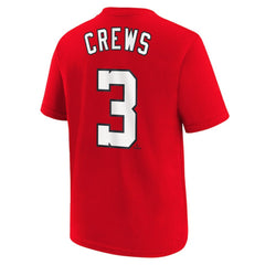 Dylan Crews Washington Nationals Nike Youth Name & Number T-Shirt - Red T-shirts