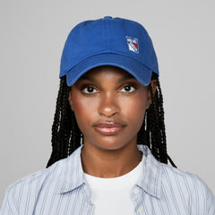 NHL New York Rangers Mitchell & Ness Women's Micro Lefty Adjustable Hat - Blue