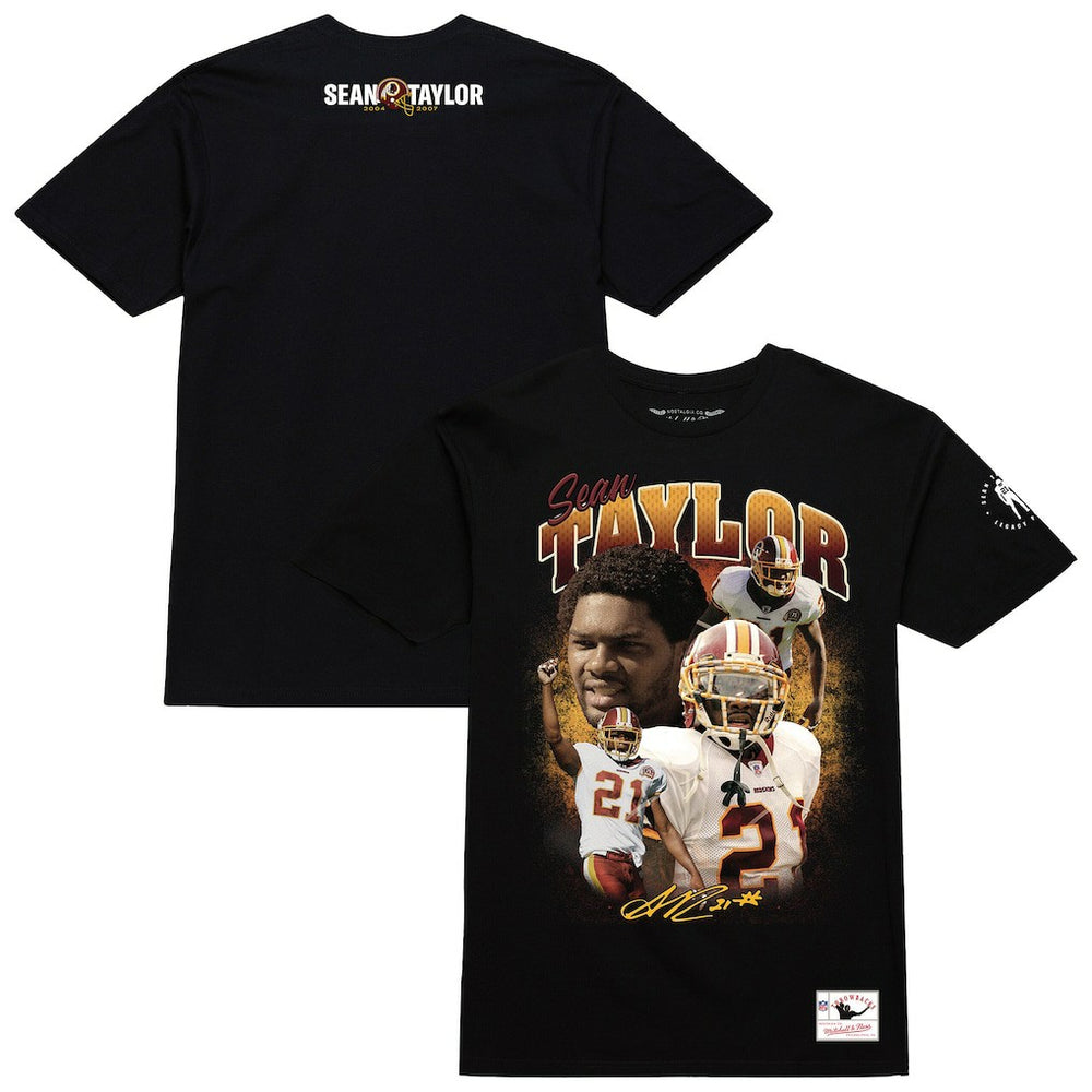 Sean Taylor Washington Commanders Graphic T-Shirt Black