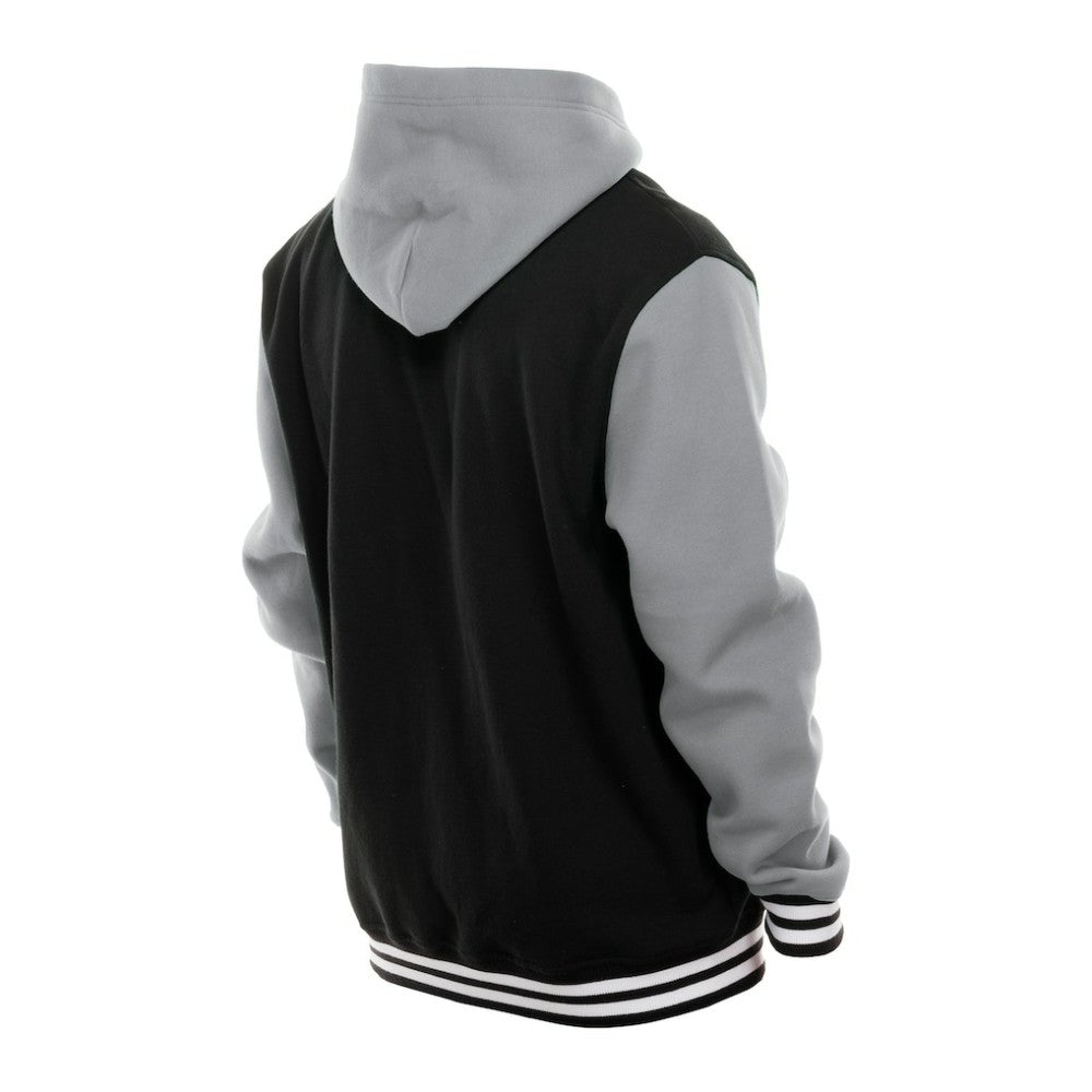 NHL Vegas Golden Knights New Era Full-Snap Fleece Hoodie Jacket - Black/Grey