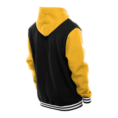 NHL Pittsburgh Penguins New Era Full-Snap Fleece Hoodie Jacket - Black/Gold
