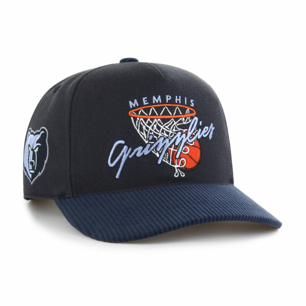 Memphis Grizzlies '47 Nothing But Net Hitch Adjustable Hat Navy