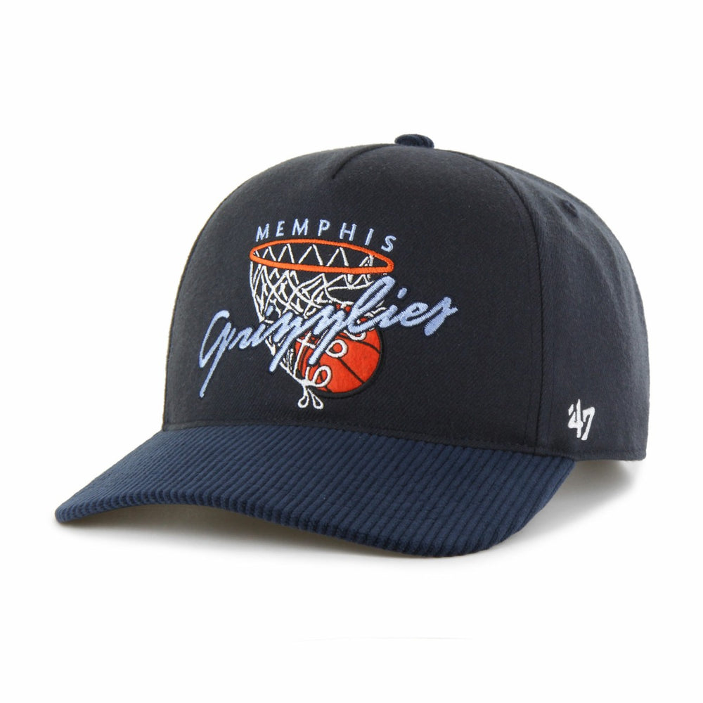 Memphis Grizzlies '47 Nothing But Net Hitch Adjustable Hat Navy