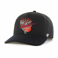 Miami Heat '47 Nothing But Net Hitch Adjustable Hat Black