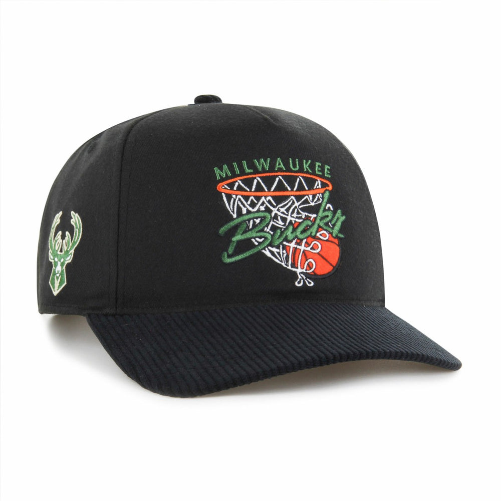 Milwaukee Bucks '47 Nothing But Net Hitch Adjustable Hat Black