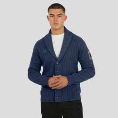 Dallas Cowboys J. Palmer The Playmaker Cardigan Raglan Sweater Navy