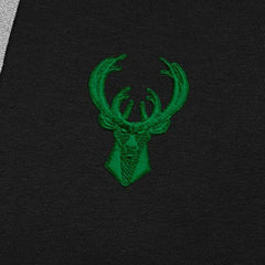 Milwaukee Bucks Antigua St. Patrick's Day Victory Raglan Pullover Hoodie Black