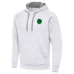Boston Celtics Antigua St. Patrick's Day Victory Raglan Pullover Hoodie White