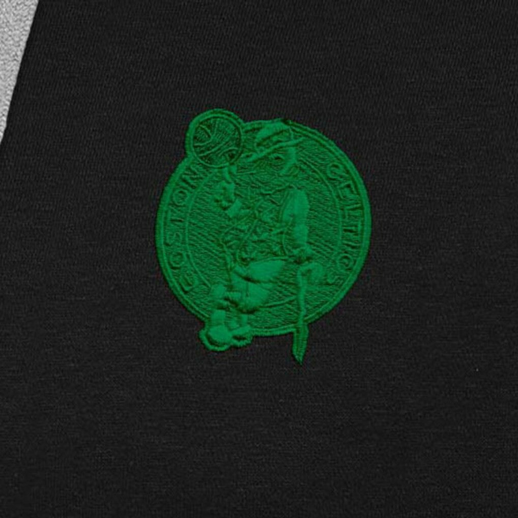Boston Celtics Antigua St. Patrick's Day Victory Raglan Pullover Hoodie Black