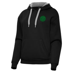 Denver Nuggets Antigua Women's St. Patrick's Day Victory Pullover Hoodie Black