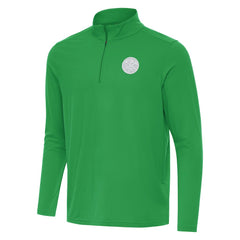 Denver Nuggets Antigua St. Patrick's Day Intent Quarter-Zip Jacket Kelly Green