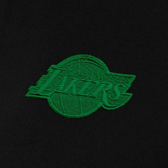 Los Angeles Lakers Antigua Women's St. Patrick's Day Intent Quarter-Zip Top Black