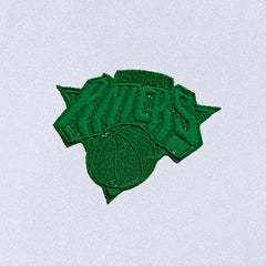 New York Knicks Antigua Women's St. Patrick's Day Intent Quarter-Zip Top White