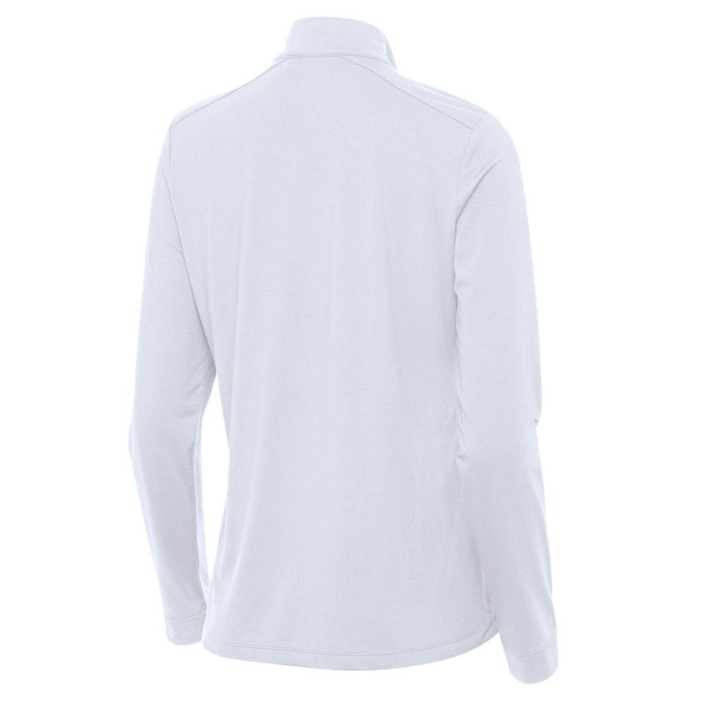 Sacramento Kings Antigua Women's St. Patrick's Day Intent Quarter-Zip Top White