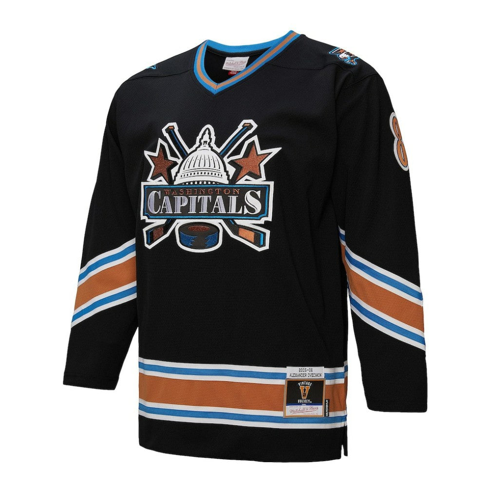 NHL Alexander Ovechkin Washington Capitals Mitchell & Ness 2005/06 Power Play Jersey - Black