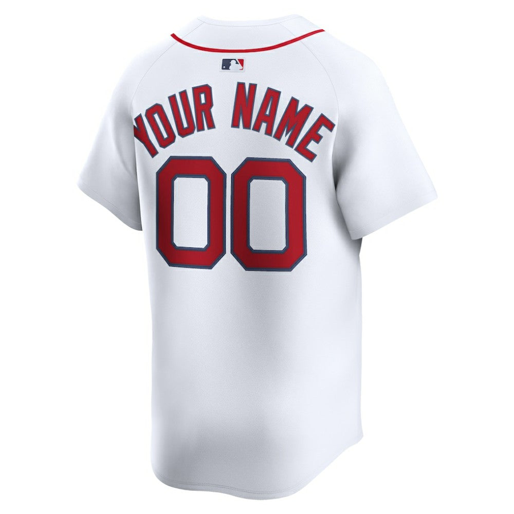 Boston Red Sox Nike Home Limited Custom Jersey - White Jerseys