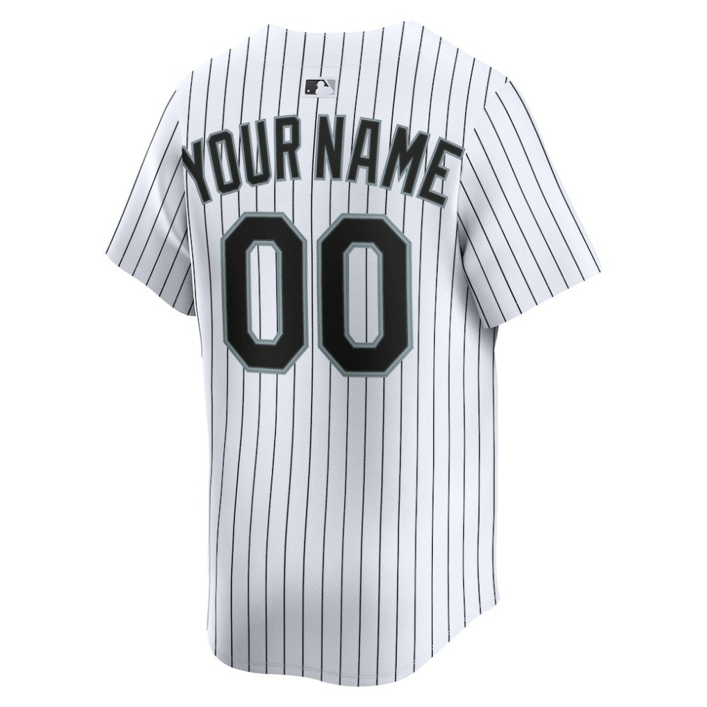 Chicago White Sox Nike Home Limited Custom Jersey - White Jerseys