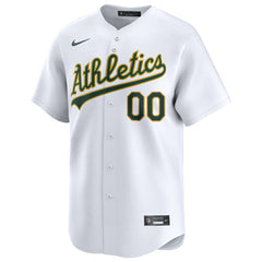 Athletics Nike Home Limited Custom Jersey - White Jerseys
