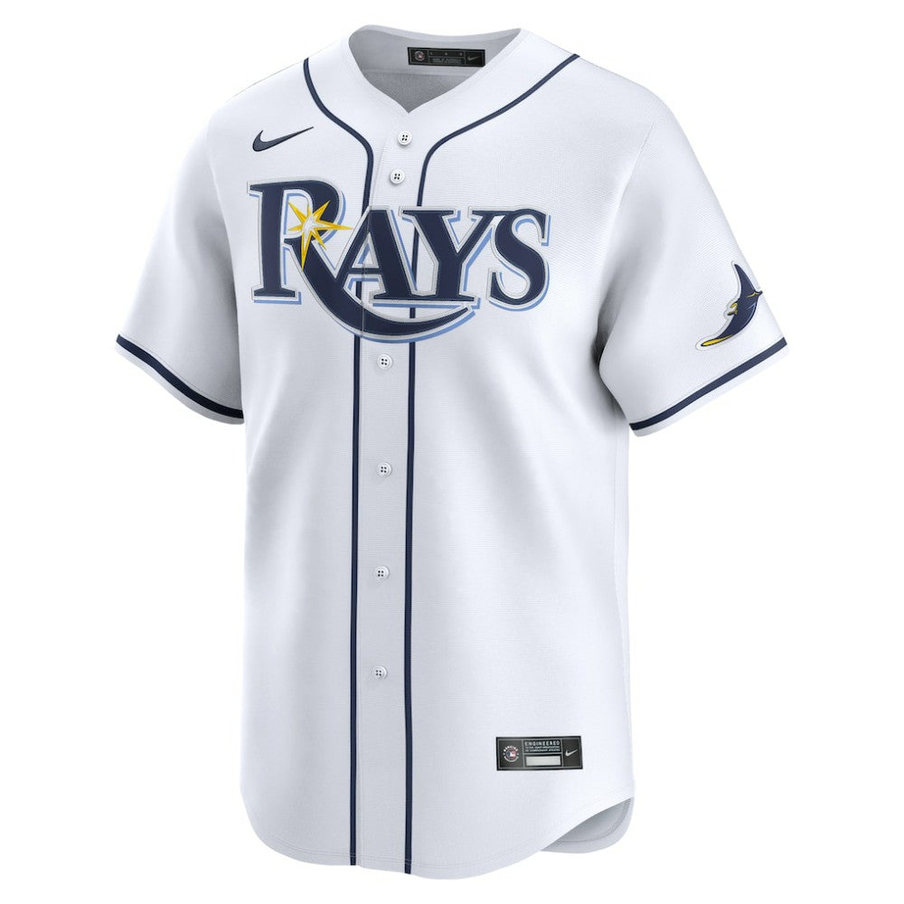 Tampa Bay Rays Nike Home Limited Custom Jersey - White Jerseys