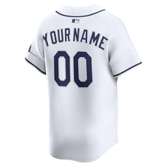 Tampa Bay Rays Nike Home Limited Custom Jersey - White Jerseys