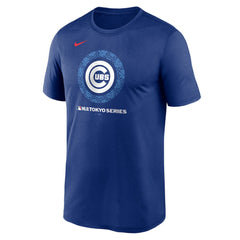 Chicago Cubs Nike 2025 MLB World Tour: Tokyo Series Legend Logo Performance T-Shirt - Royal T-shirts