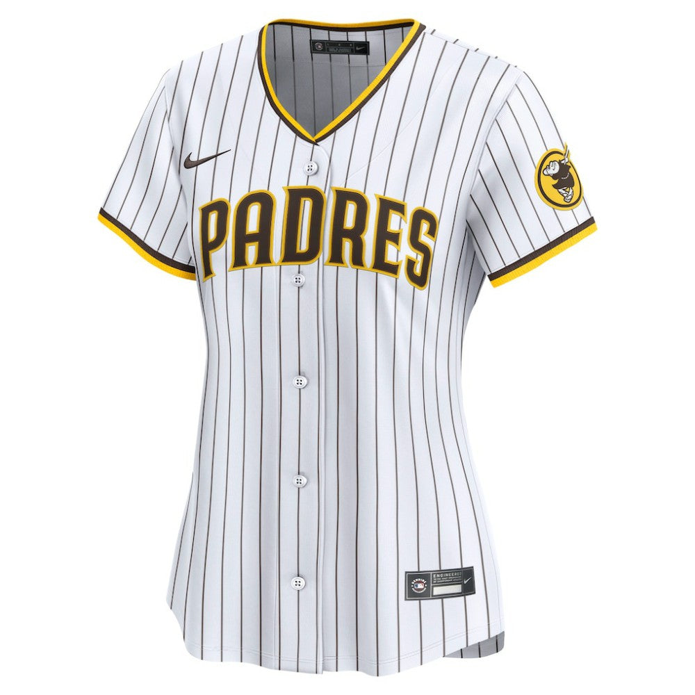 San Diego Padres Nike Women's Home Limited Custom Jersey - White Jerseys