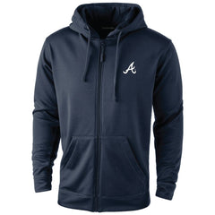 Atlanta Braves Dunbrooke Trophy Full-Zip Hoodie - Navy Hoodies